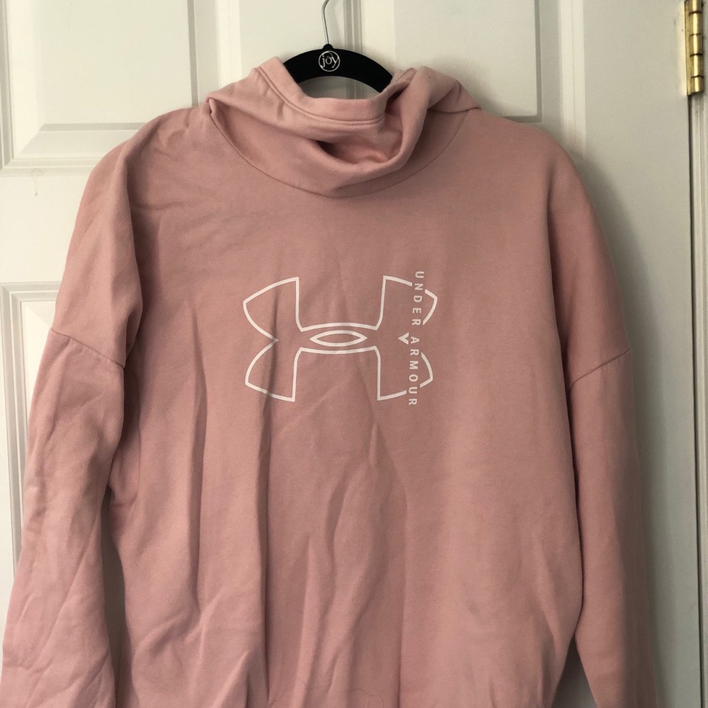 Blush Under Armour sweatshirt